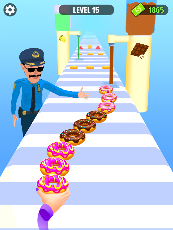 Donut Stack Run: Donut Gamesのおすすめ画像4