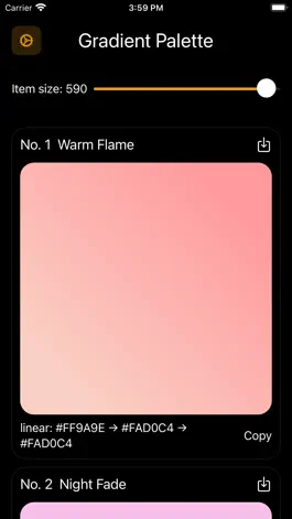 Game screenshot Gradient Palette apk