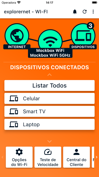 explorernet - WI-FI Screenshot