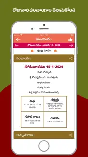telugu calendar 2024® iphone screenshot 3