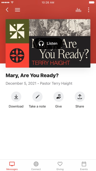 ZEAL Church App Screenshot