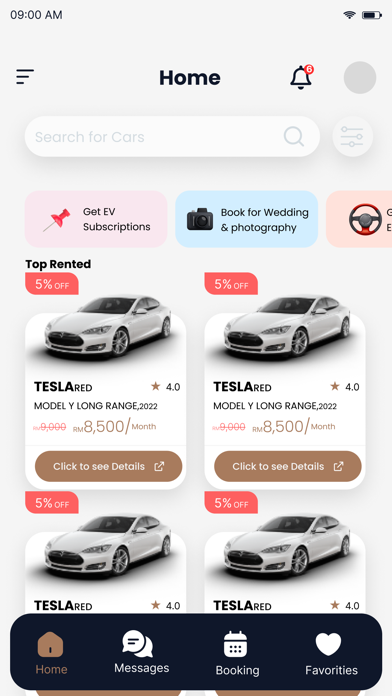 Autohaus Car Rental Screenshot