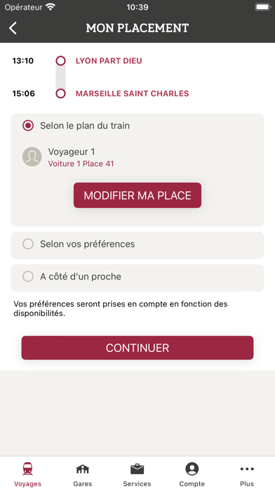 TGV INOUI PRO Screenshot