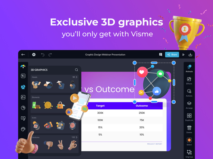 Visme - Presentation and Design