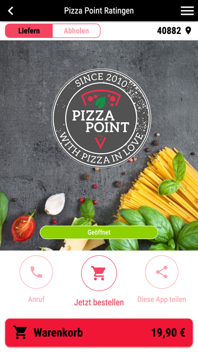 Pizza Point Ratingen Screenshot