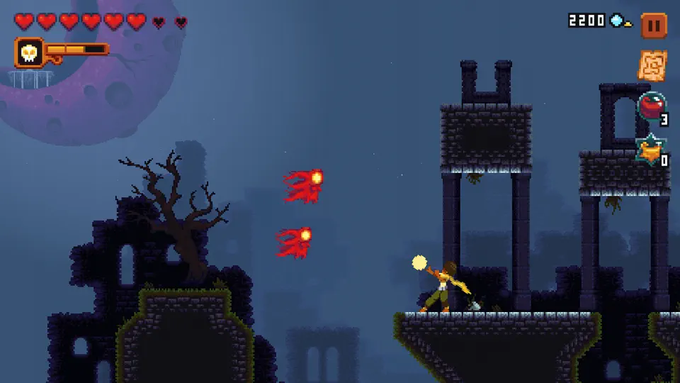 Captura de pantalla de Dandara: Trials Of Fear+ en iPhone 10