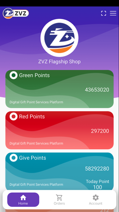 ZVZ Merchant Screenshot