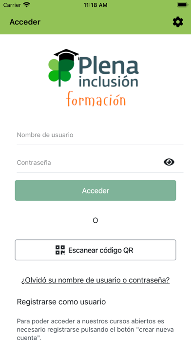 Formación Plena inclusión Screenshot