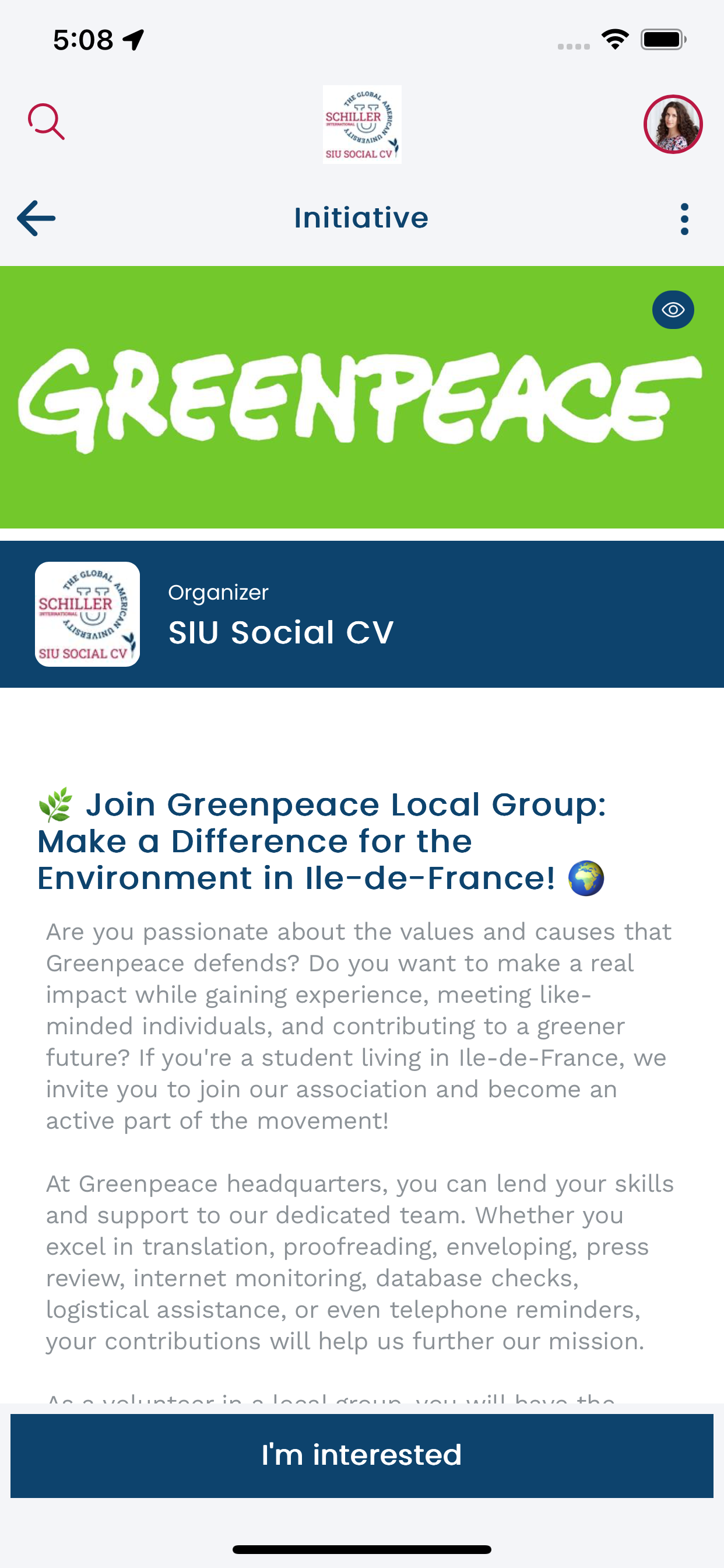 SIU Social CV