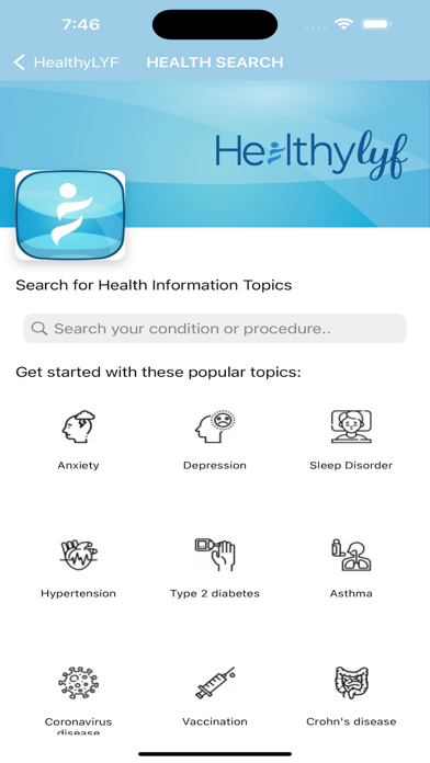 HealthyLYF Screenshot
