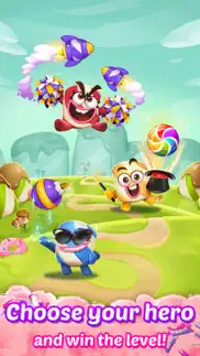 lollipop sweet heroes match3 iphone screenshot 2
