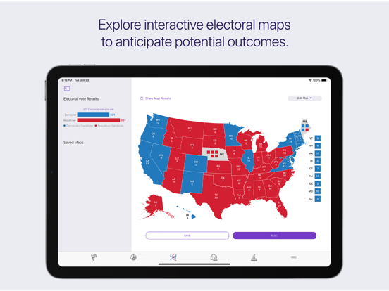 Screenshot #6 pour Ballotics: Election Data & Map