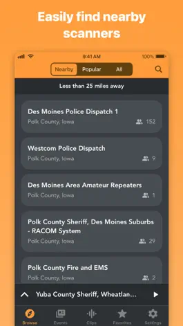 Game screenshot Police Scanner Radio & Fire apk