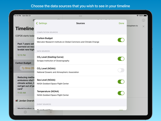Climateer iPad screenshot 5 - News app