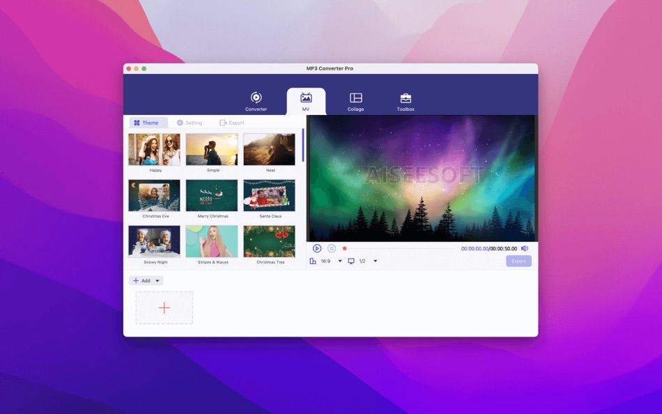 #5. MP3 Converter Pro - MP4 to MP3 (macOS) Ved: Aiseesoft