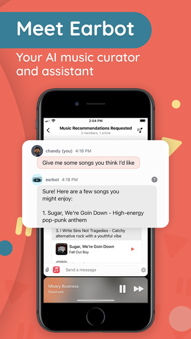 Earbuds: Share Music and Chat Screenshot