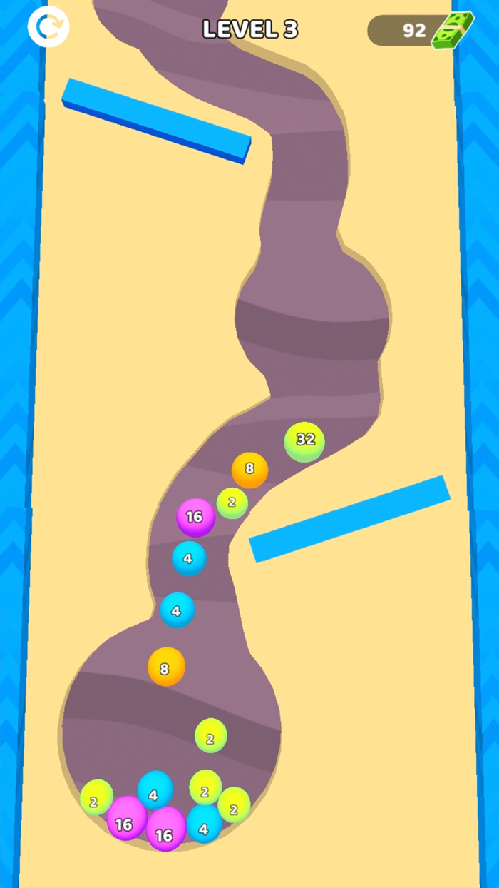 Sand Balls 2048 Puzzle Games