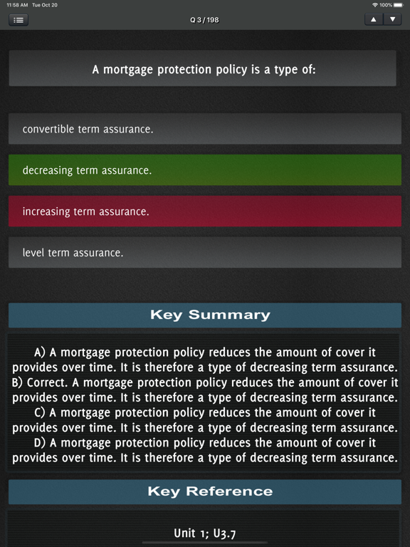 Screenshot #6 pour CeMap 1 Mortgage Advisor Exams