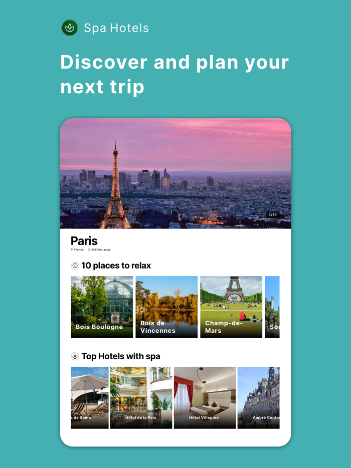 Hotels and Spas near me