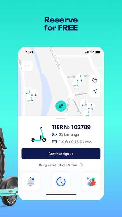 TIER e-scooter sharing & more | App Store