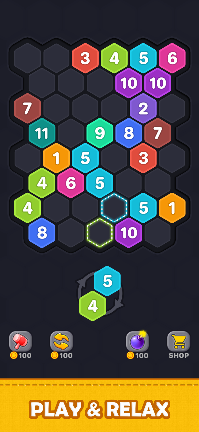 Merge Hexa Puzzle -Merge Block