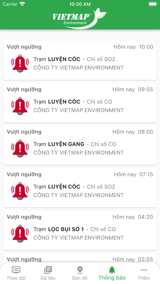 #5. VietmapEnv Monitoring (iOS) 由: VietMap