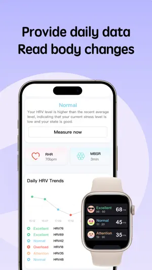 Stress Monitor & HRV Tracker screenshot 2