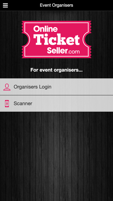 Online Ticket Seller App Screenshot