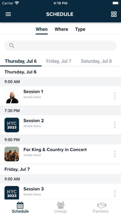 Nazarene Youth Conference 2023 Screenshot
