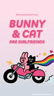 bunny & cat are girlfriends iphone screenshot 1