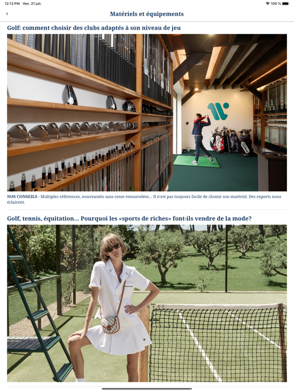 Screenshot #6 pour Figaro Golf : Actualités Golf