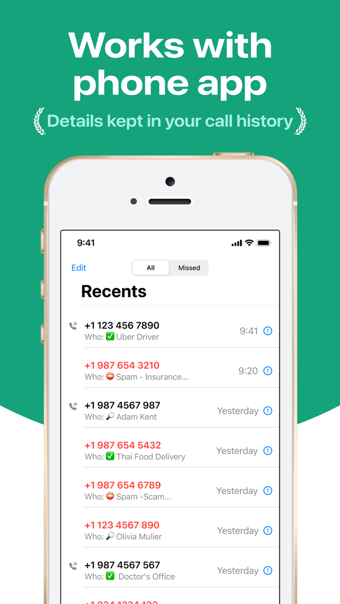 WHO True Caller ID and Lookup