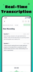 VoxNote - AI Speech to text screenshot #4 for iPhone