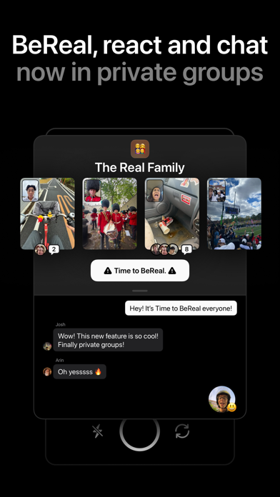 screenshot of BeReal. Your friends for real. 5