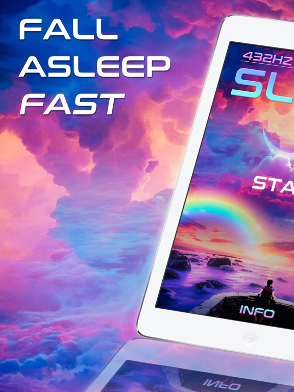 432Hz Lucid Dream Sleep iPad screenshot 1 - Health & Fitness app