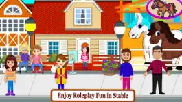 Game screenshot My Pony Horse Stable Town Life hack