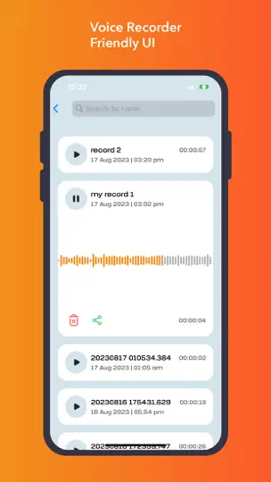 Скриншот Диктофон - Заметки и Делиться на iPhone 2