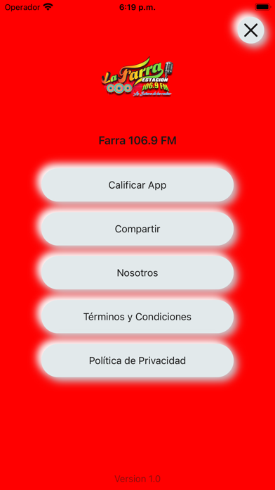Farra 106.9 FM Screenshot