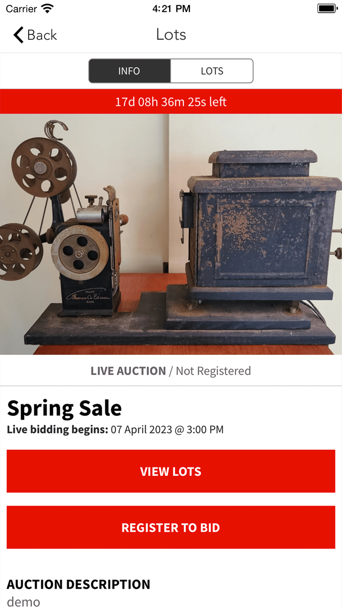 East-Wing Online Auctions