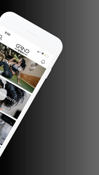 Grnd Szn Fitness App Screenshot