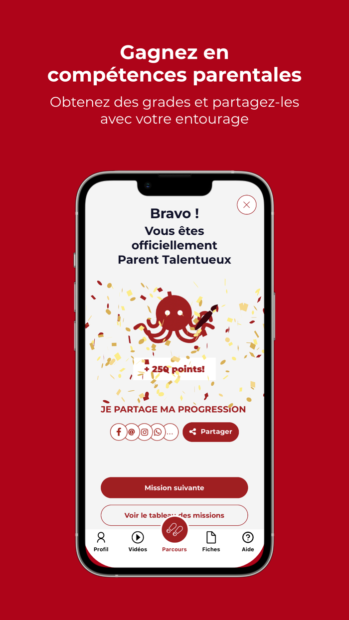 Poulpito - Le parcours