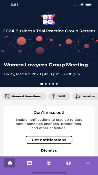 SMRH Events Screenshot