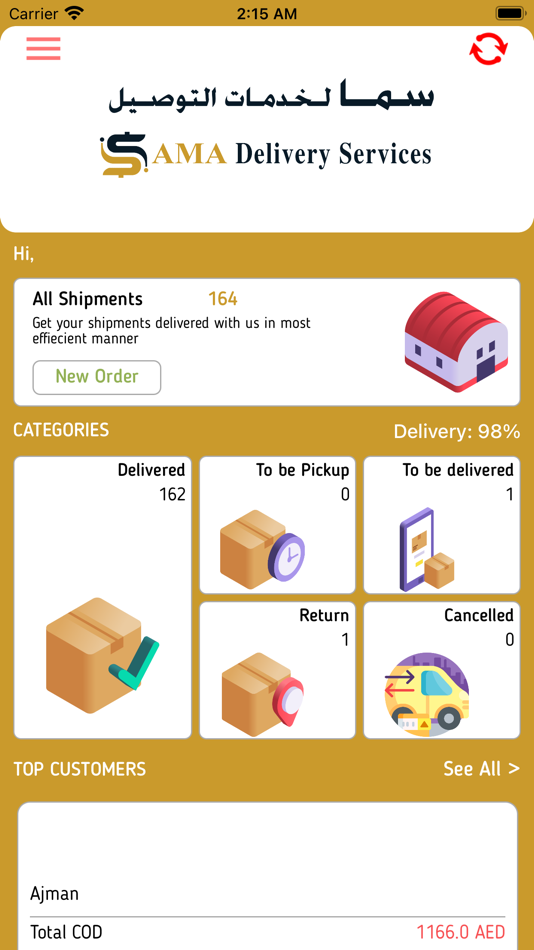 #4. Sama Delivery Shipper (iOS) 由: Muhammad Abdullah Saeed