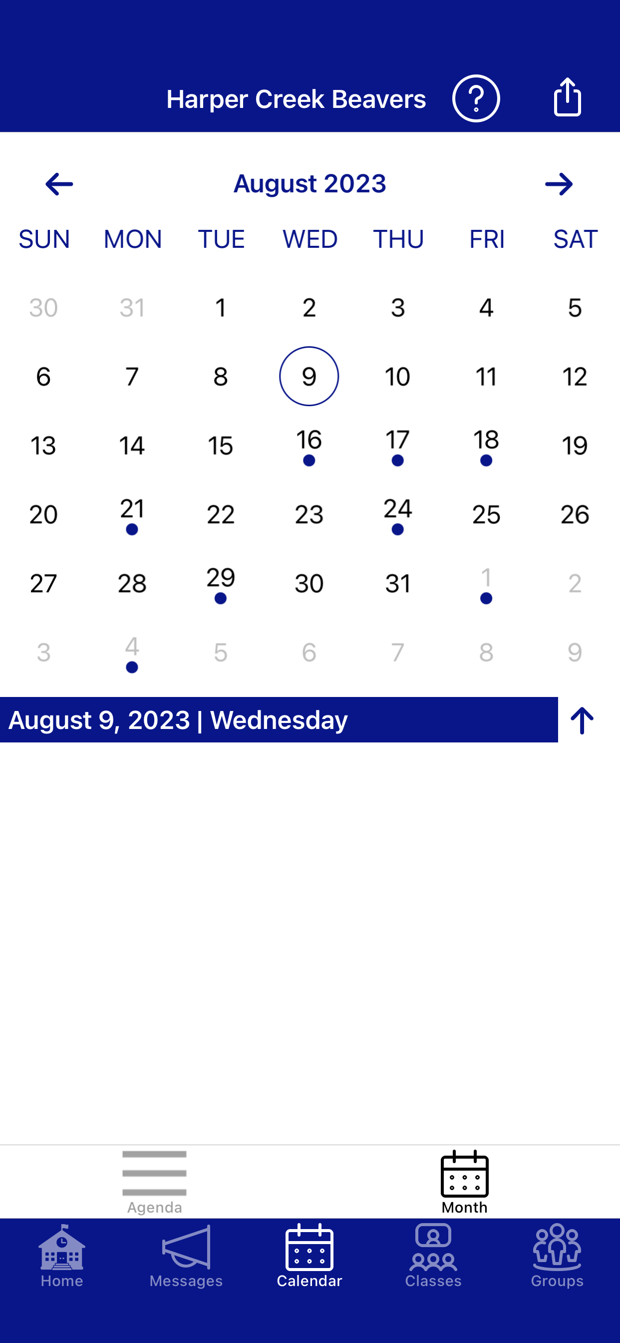 Harper Creek Beavers screenshot 2