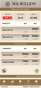 MK BULLION LIVE screenshot #1 for iPhone