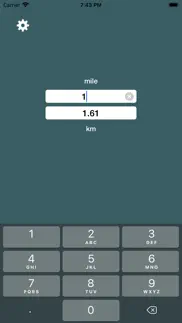 mile km iphone screenshot 2