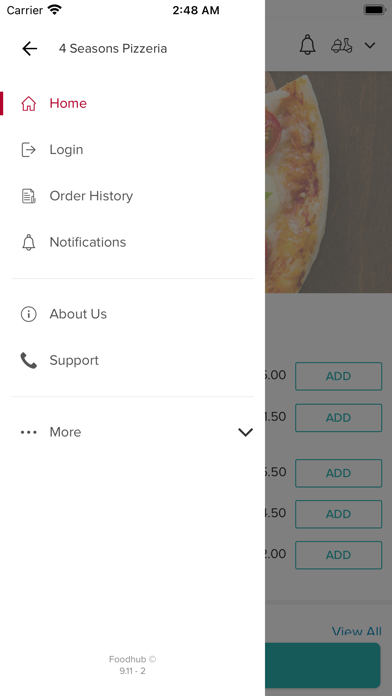 4 Seasons Pizzeria Screenshot