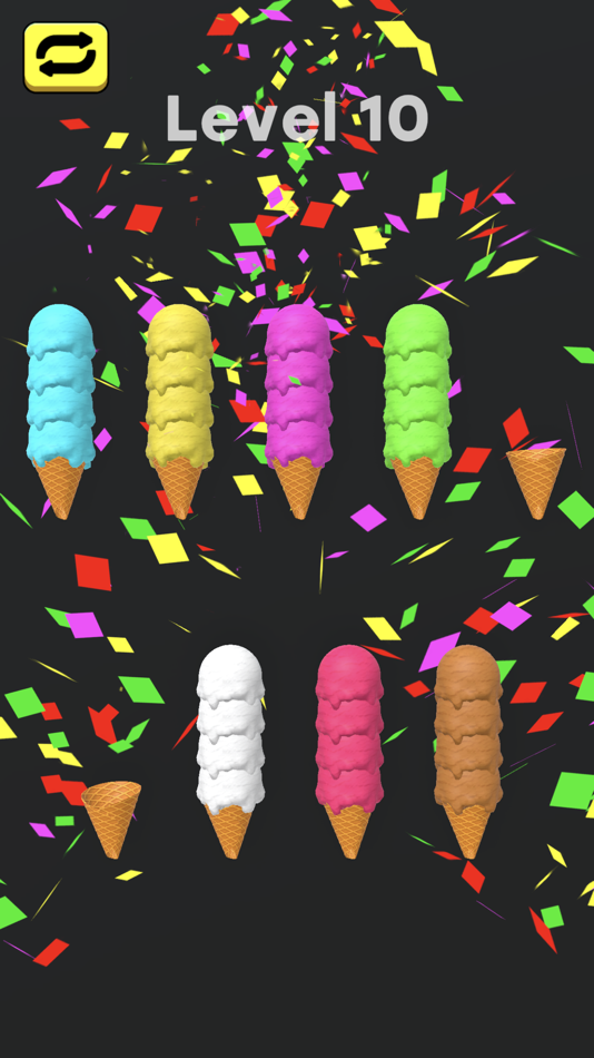 #4. Ice Cream Sort (iOS) 来自: Indigo Bunting