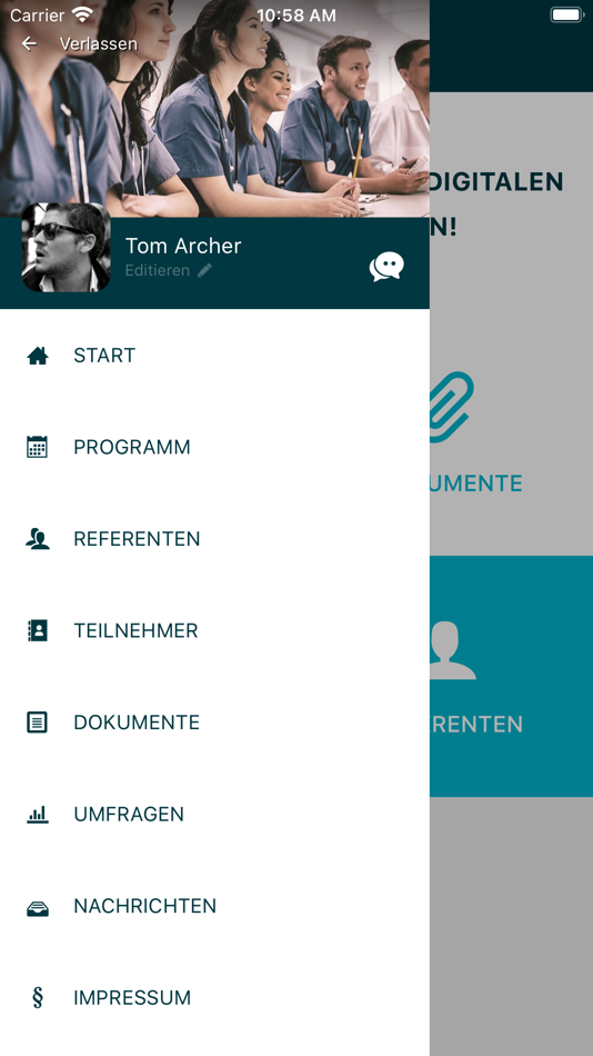 #1. O&U Events (iOS) 由: Berufsverband für Orthopädie und Unfallchirurgie e. V.