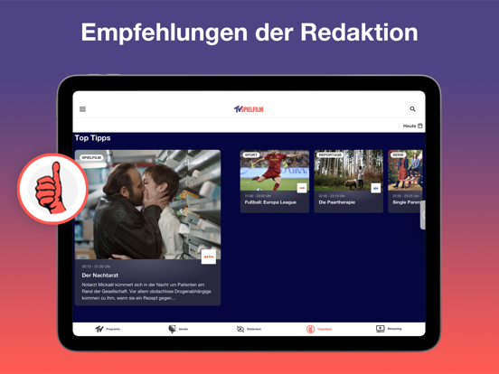 TV SPIELFILM - TV Programm iPad app afbeelding 4